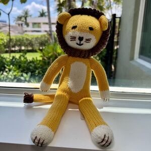 Zubels Lion Knit Plush Stuffed Figure